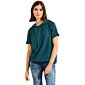 Dámske tričko Cecil s kapucňou 344078 deep lake green