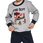 Pyžamo pro malé hasiče do manžety Cornette Kids Fireman