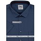 Pánska košeľa AMJ s krátkym rukávom Comfort slim VKSBR 1359 navy