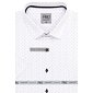 Pánska košeľa AMJ Comfort VKBR 1364 bielo-čierna