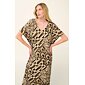 Dlouhý dámský kaftan Vamp Moroccan Tile Patchwork 22483