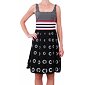 Letné šaty Fashion Mami 293 čiernobiele
