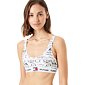 Sportovní podprsenka přes hlavu Tommy Hilfiger Bralette UW0UW02246 tisk