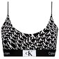 Calvin Klein String Bralette Ck96 QF7216E čiernobiela