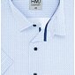 Elegantní košile pro muže AMJ Comfort VKBR 1278 bílo-modrá