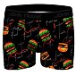 Pánské vtipné boxerky John Frank JFBD361 burger - video