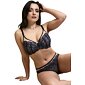 Sexy bardotka Triola 26851 nočná modrá
