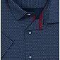 Pánská košile AMJ s krátkým rukávem Comfort slim VKSBR 1359 navy