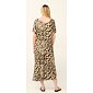 Dlouhý dámský kaftan Vamp Moroccan Tile Patchwork 22483