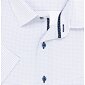 Elegantní košile pro muže AMJ Comfort VKBR 1378 bílo-navy