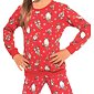 Dívčí pyžamo Cornette Gnomes 3 červené