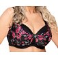 Dámská podprsenka Lady M pro velké poprsí Timo 047817 černá