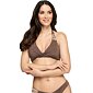 Dvoudílné bikini bez kostice Marc & André L2304-Y-172 mocca
