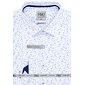 Elegantná pánska košeľa AMJ Comfort Slim Fit VDSBR 1311 bielo-modrá