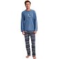 Pánske pyžamo s dlhým rukávom 19473 blue moonlight