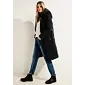 Luxusní zimní parka s kapucí Cecil 100850 černá