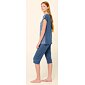 Dámské pyžamo s mořským potiskem Vamp 22050 blue raf