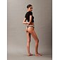 Dámská tanga Calvin Klein Modern Logo QD5209 černá
