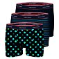 Pánske boxerky John Frank JF3BNSB04 3 pack multicolor