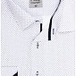 Košile s dlouhým rukávem AMJ Comfort VDBR 1260 bílo-modrá