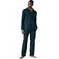 Luxusné pyžamo pre mužov Schiesser 178035 tm.zelené