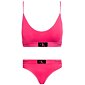 Calvin Klein unlined bralette QF7245E collection 1996  cerise lipstick
