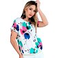 Dámska blúzka M. Hajdan 1178 listy multicolor