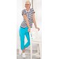 Capri kalhoty Kenny S. Pippa 47624 tyrkys