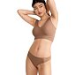 Tanga laserem střižené Calvin Klein QD5147E mocca