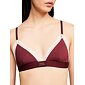Podprsenka bez kostice Tommy Hilfiger Triangle UW0UW04750 bordo