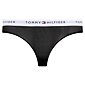 Dámske nohavičky Tommy Hilfiger z elastickej pleteniny UW0UW05531 čierne