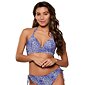 Dámske vystužené bikiny LingaDore 7709TB/SB modrobiela tlač