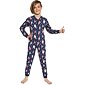 Overal pre chlapcov na spanie Cornette Kids Gnome 2 navy