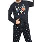 Pyžamo pro kluky do manžety Cornette Young Mars navy