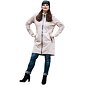 Elegantná dámska parka Tolmea 7823 sv.káva