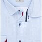 Pánská košile AMJ Comfort Slim Fit VDSBR 1319 sv.modrá