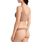 Tanga laserem střižené Calvin Klein QD5147E mocca