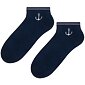 Členkové ponožky Steven 2117 navy kotva
