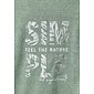 Lněné dámské tričko Cecil s krátkým rukávem 320936 salvia green