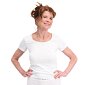 Bambusové dámske tričko s krátkym rukávom Bamboo basics Kate biele