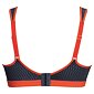 Sportovní podprsenka Anita 5566 antracit-orange