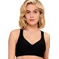Bezšvová bralette LingaDore 1700 čierna