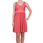 Modalová košieľka s čipkou Vamp! Lacey 16154 red dahlia