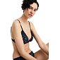 Podprsenka bez kostice Tommy Hilfiger Triangle navy vzor