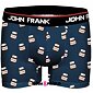 Boxerky pro muže s potiskem John Frank 315 chocofrank