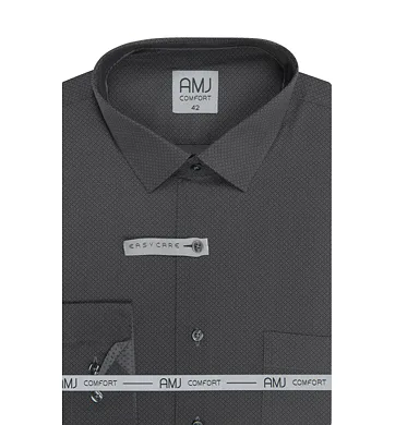 Pánská košile Comfort AMJ VDBR 1481 grafit