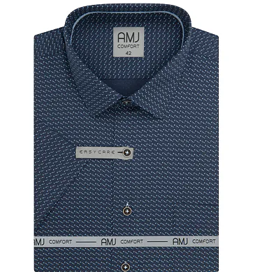 Pánská košile AMJ VKBR 1436 navy