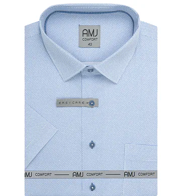 Pánská Slim Fit košile AMJ VKSBR 1432 sv.modrá